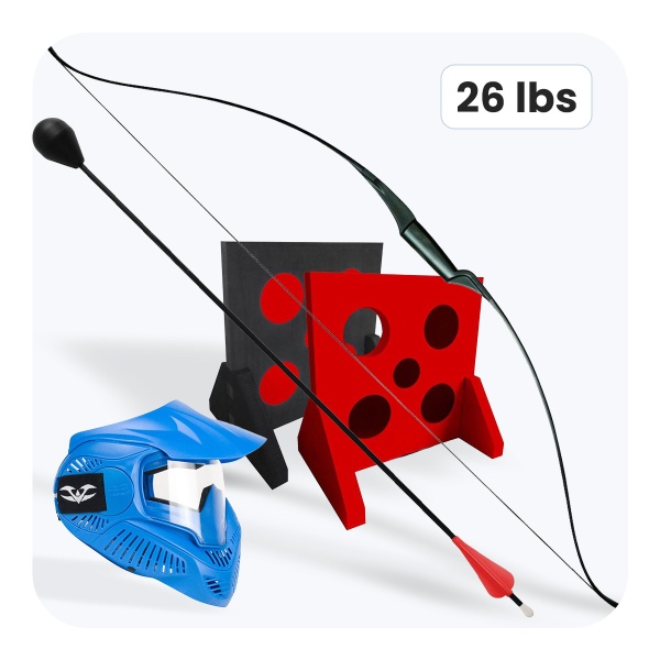 SET Archery Tag Premium 26 lbs - for 12 players - fast arrows