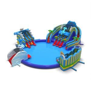 Inflatable water park...