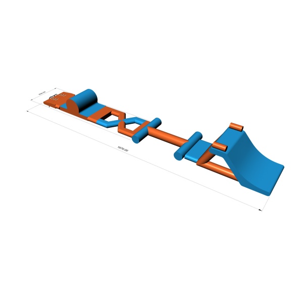 Water obstacle course Téssera (16.7 x 2.5 m)