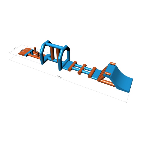 Water obstacle course Pénte (17.5 x 3 m)