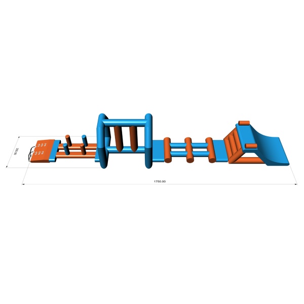 Water obstacle course Pénte (17.5 x 3 m)