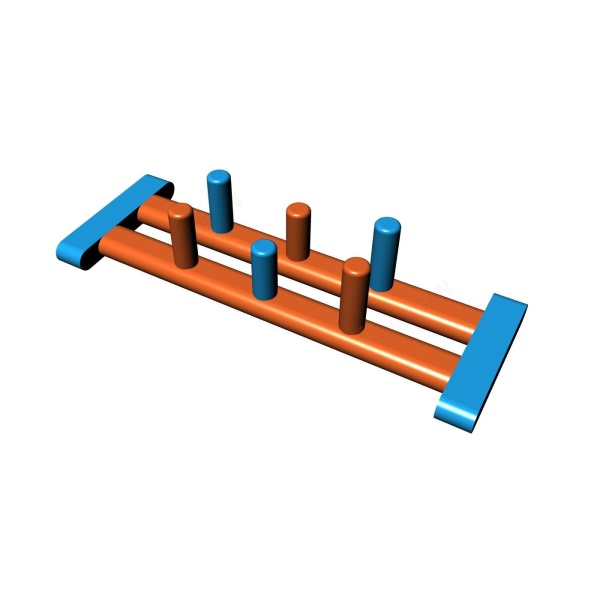 Two-lane Obstacle - inflatable water parks