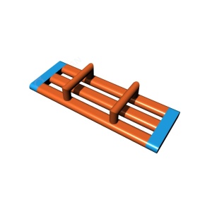 Three-lane obstacle -...