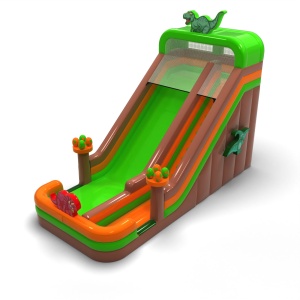 Larger inflatable slide in...
