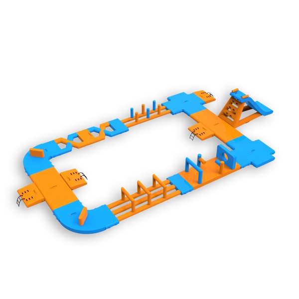 Inflatable water park Ni (23 x 12 m)
