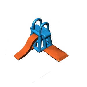 Slide with a jump pillow -...