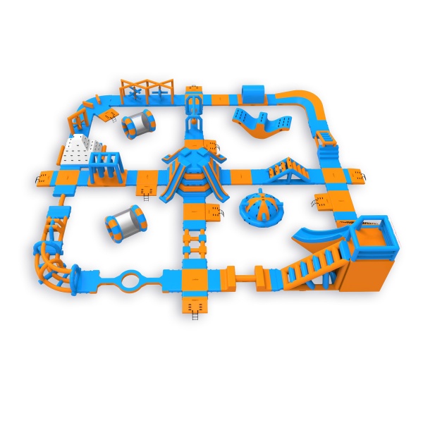 Inflatable water park Pi (31 x 30 m)