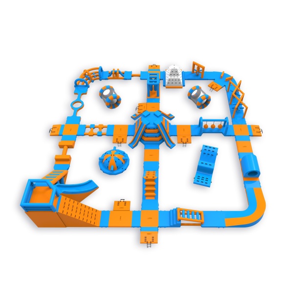 Inflatable water park Pi (31 x 30 m)