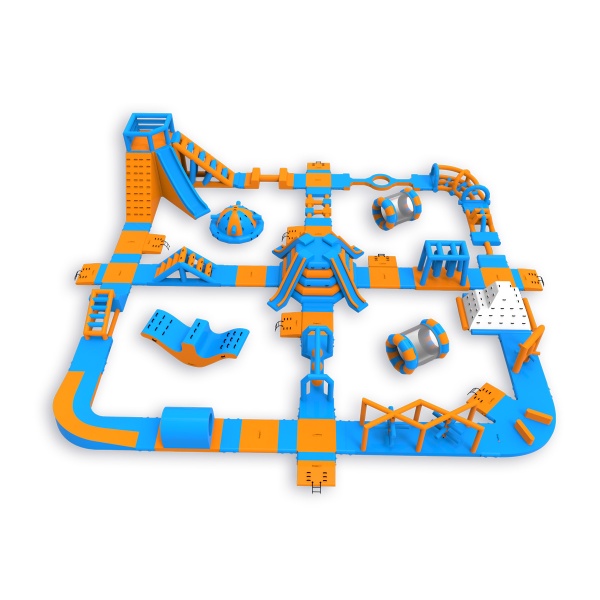 Inflatable water park Pi (31 x 30 m)