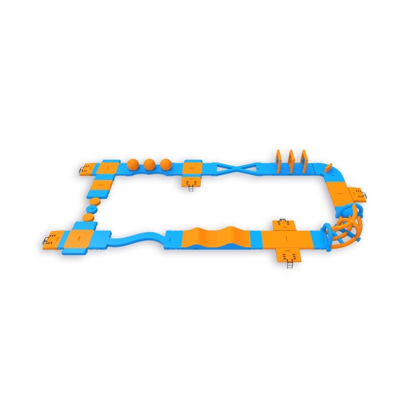 Ypsilon inflatable water park (29 x 13 m)