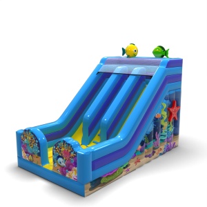 Double inflatable slide...