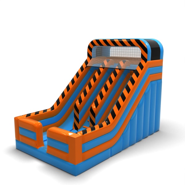 Classic double inflatable slide