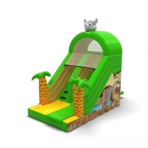 Inflatable slide with print...