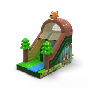 Inflatable slide with print...