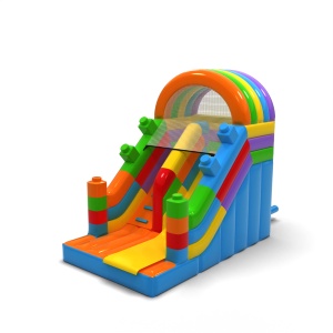 Inflatable slide in the...