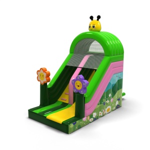 Inflatable slide with print...