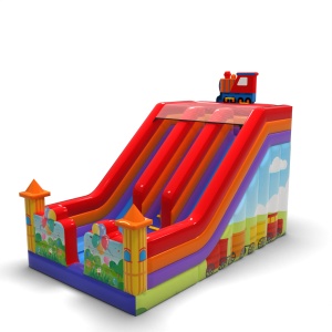 Double inflatable slide...