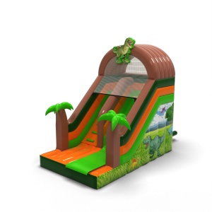 Inflatable slide with print...