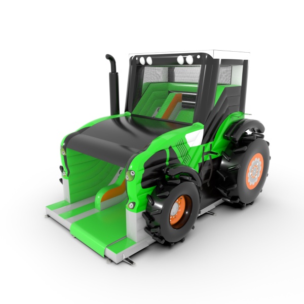 Inflatable slide Tractor