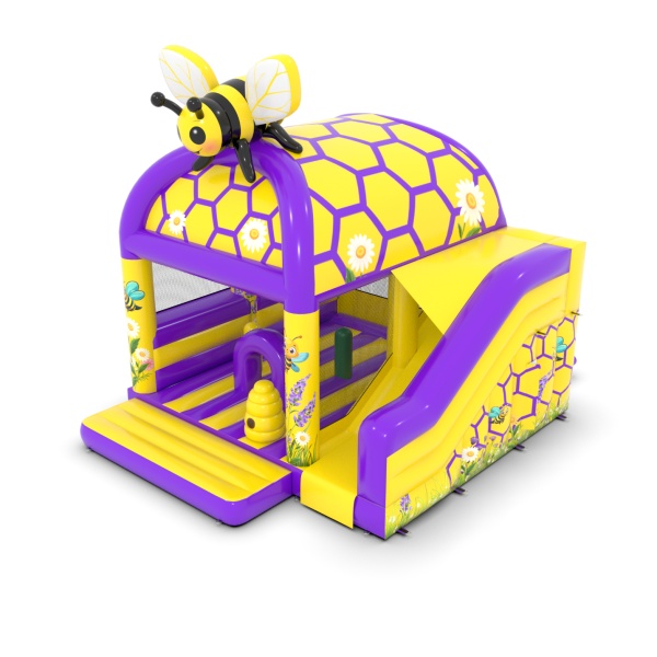 Inflatable with combo slide Bee