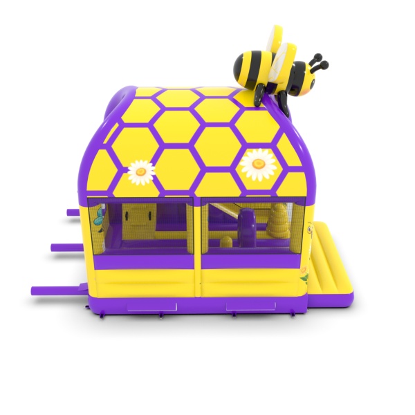 Inflatable with combo slide Bee