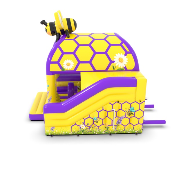 Inflatable with combo slide Bee