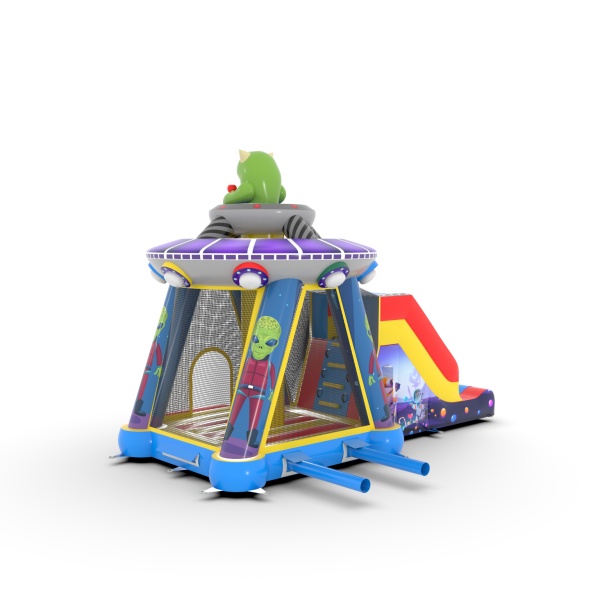 Inflatable castle combo in the space theme - 8 m