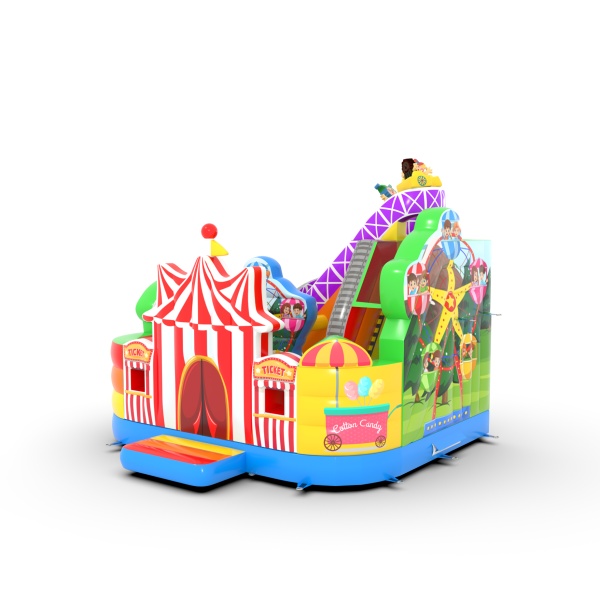 Inflatable with combo slide Amusement Park