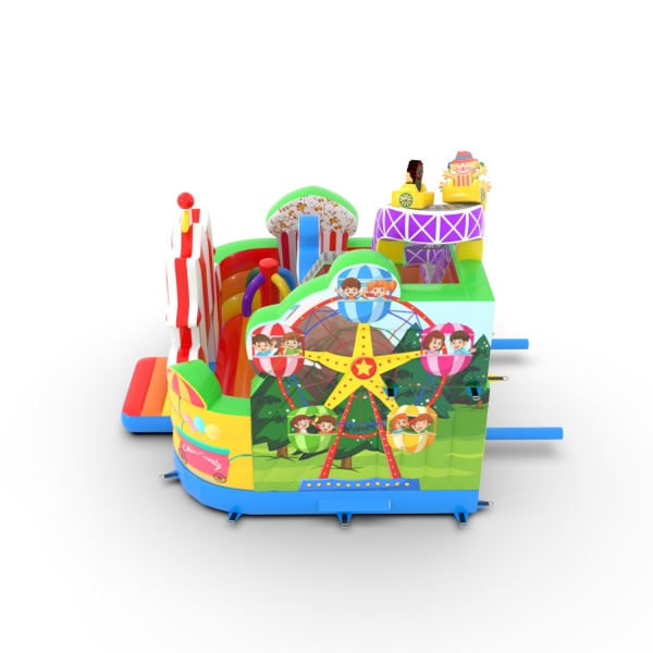 Inflatable with combo slide Amusement Park
