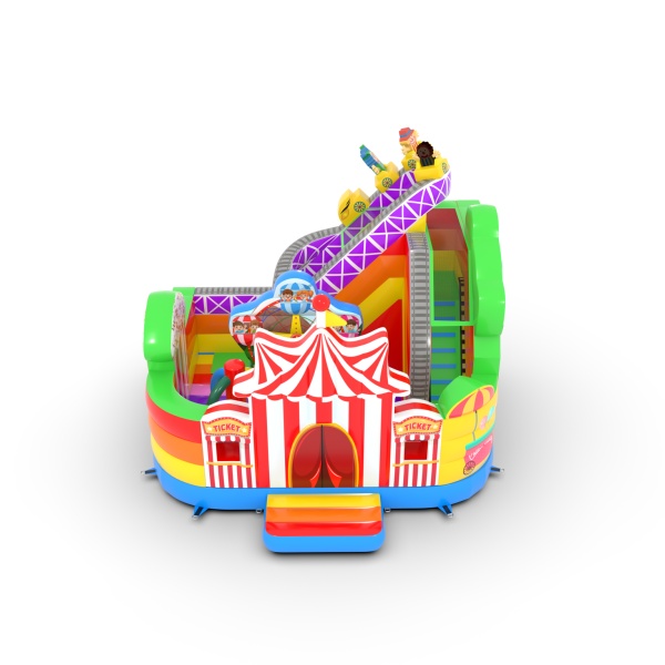 Inflatable with combo slide Amusement Park