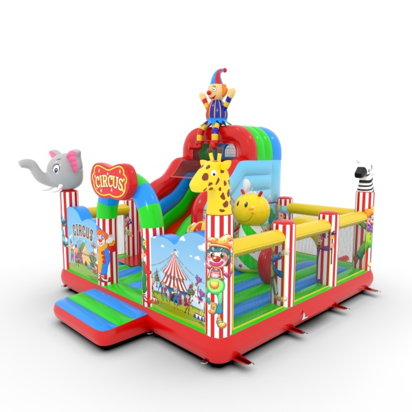 Inflatable with combo slide Circus