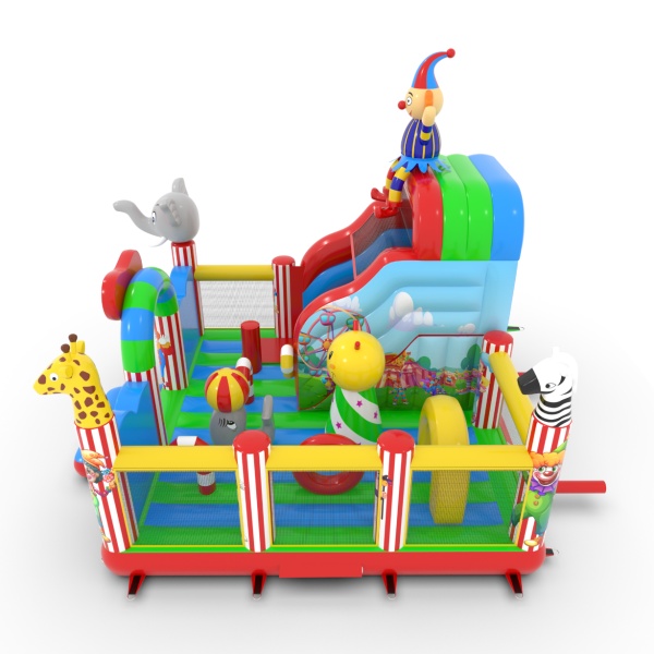 Inflatable with combo slide Circus