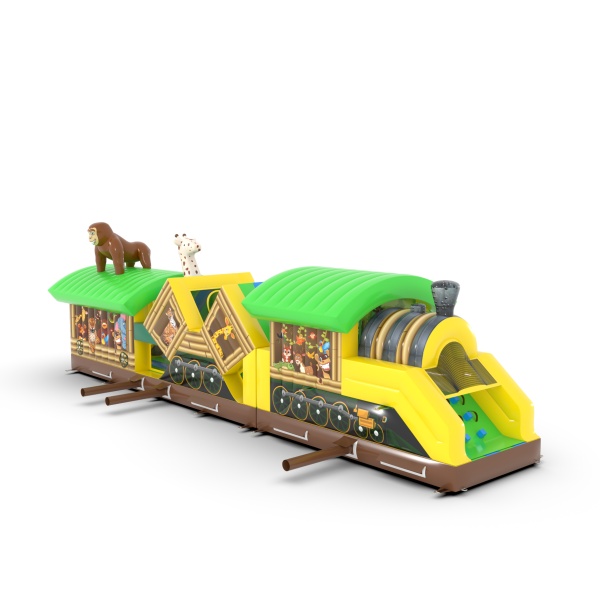 Inflatable obstacle course safari - 14.6 m