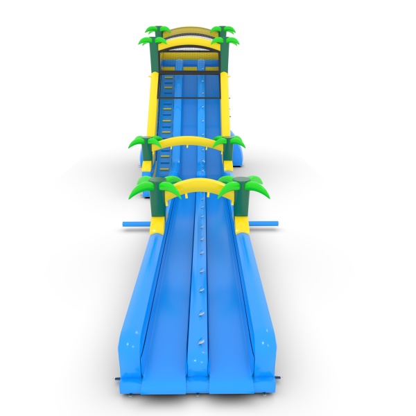 Double inflatable water slide Tropical - 23.4 m