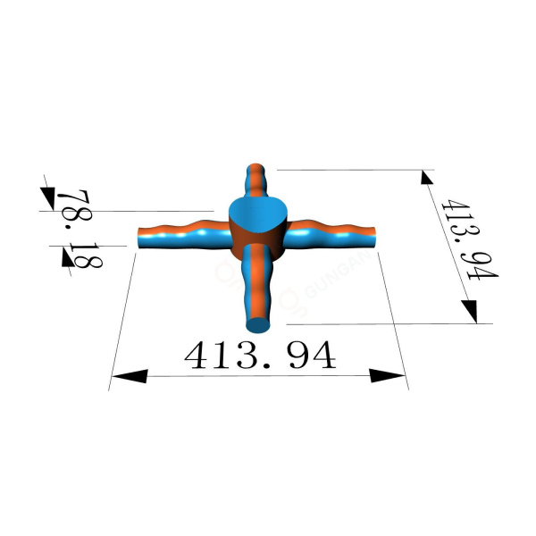 Large crossing - Inflatable water parks  - 3