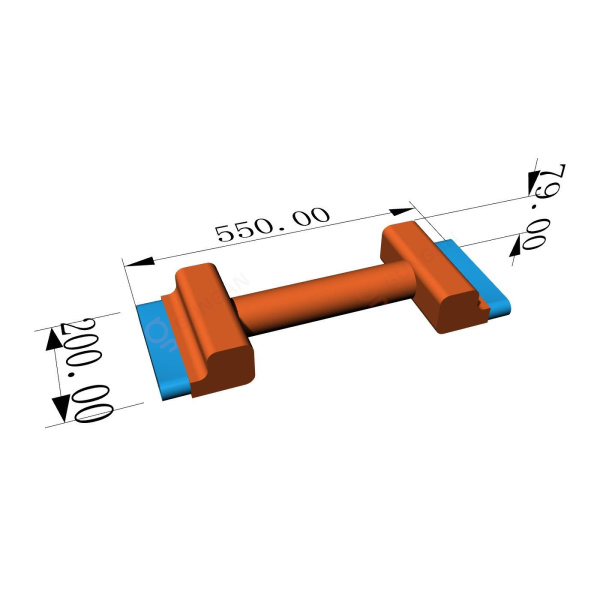 Movable balance beam - Inflatable water parks  - 5