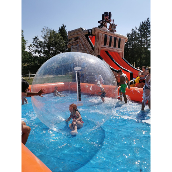 Inflatable water ball pool 6 x 8 m  - 2