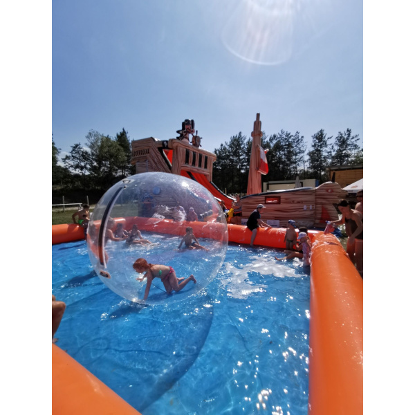 Inflatable water ball pool 6 x 8 m  - 4