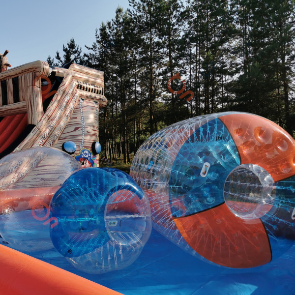 Inflatable water ball pool 8 x 8 m  - 4