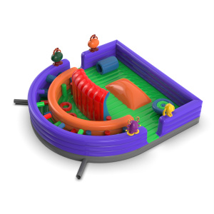 Inflatable playground with monsters