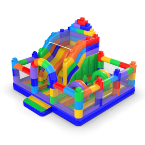 6x6 inflatable playground...