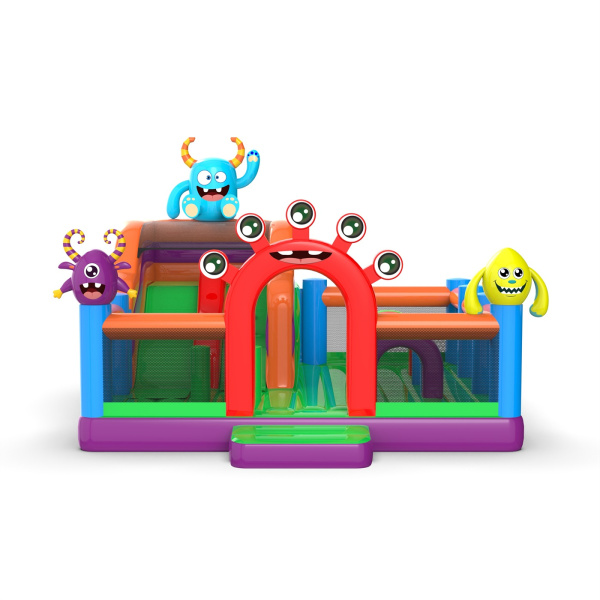 Inflatable playground 6x6 in monster theme