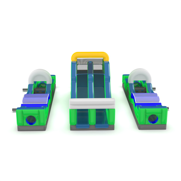 Double inflatable obstacle course - 12m