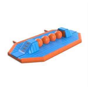 Inflatable wipeout without bands