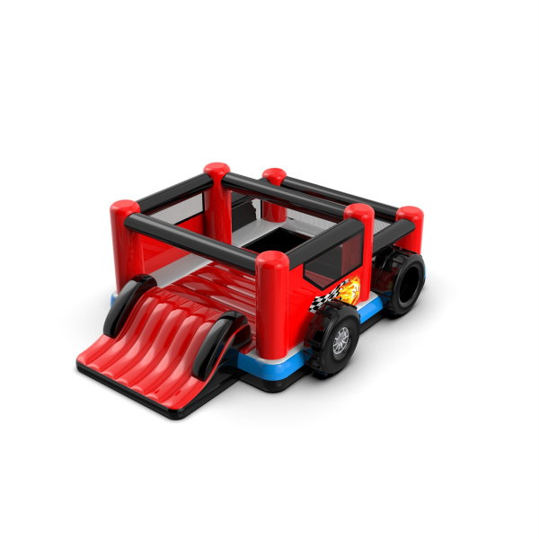 Monster Truck inflatable bouncy castle and dry pool