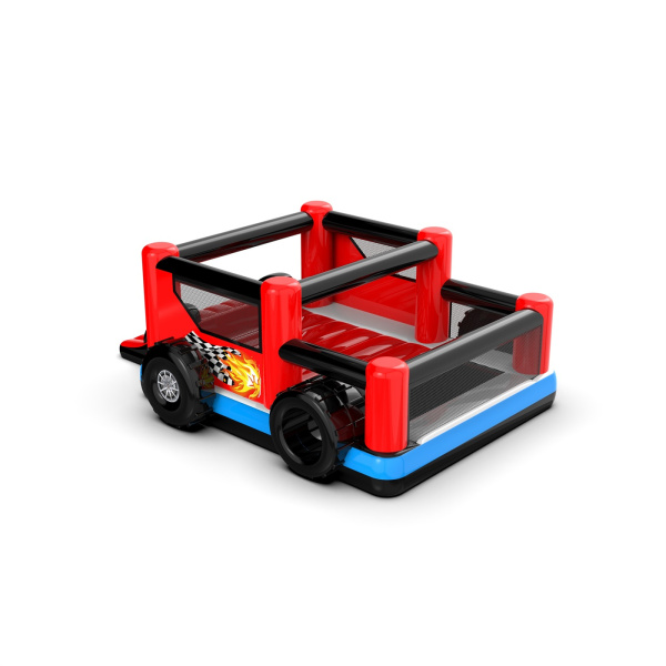 Monster Truck inflatable bouncy castle and dry pool