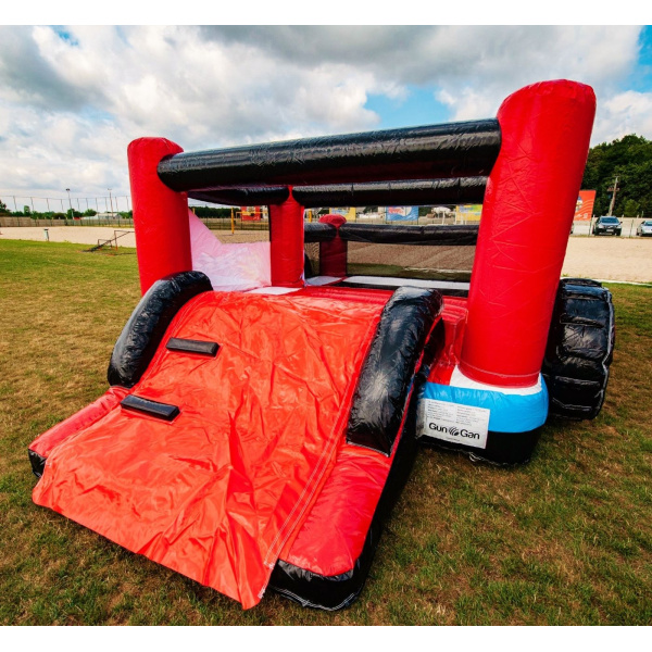 Monster Truck inflatable bouncy castle and dry pool