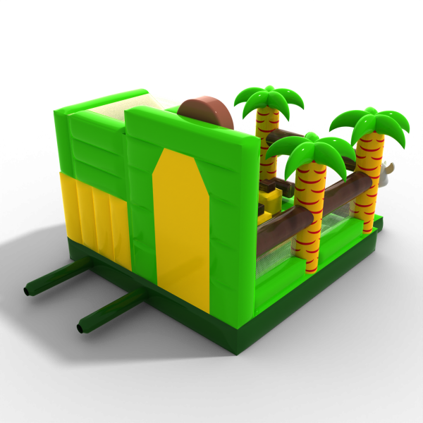 Inflatable with slide - Jungle combo