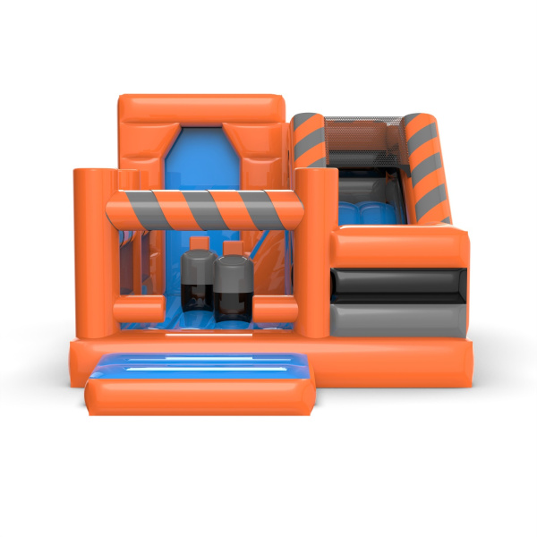 Inflatable with slide with classic theme