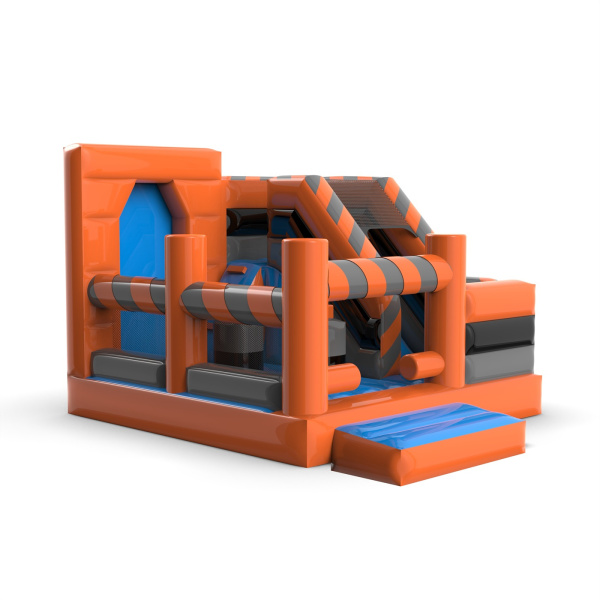 Inflatable with slide with classic theme